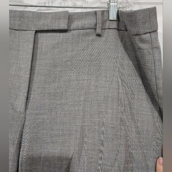 Talbots Black & White Chambray High-Waist Straight Leg Pant in Size 18 - Picture 5 of 16